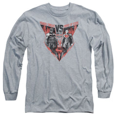 Batman v Superman Batlle For Gotham Men's 18/1 Cotton Long-Sleeve T-Shirt