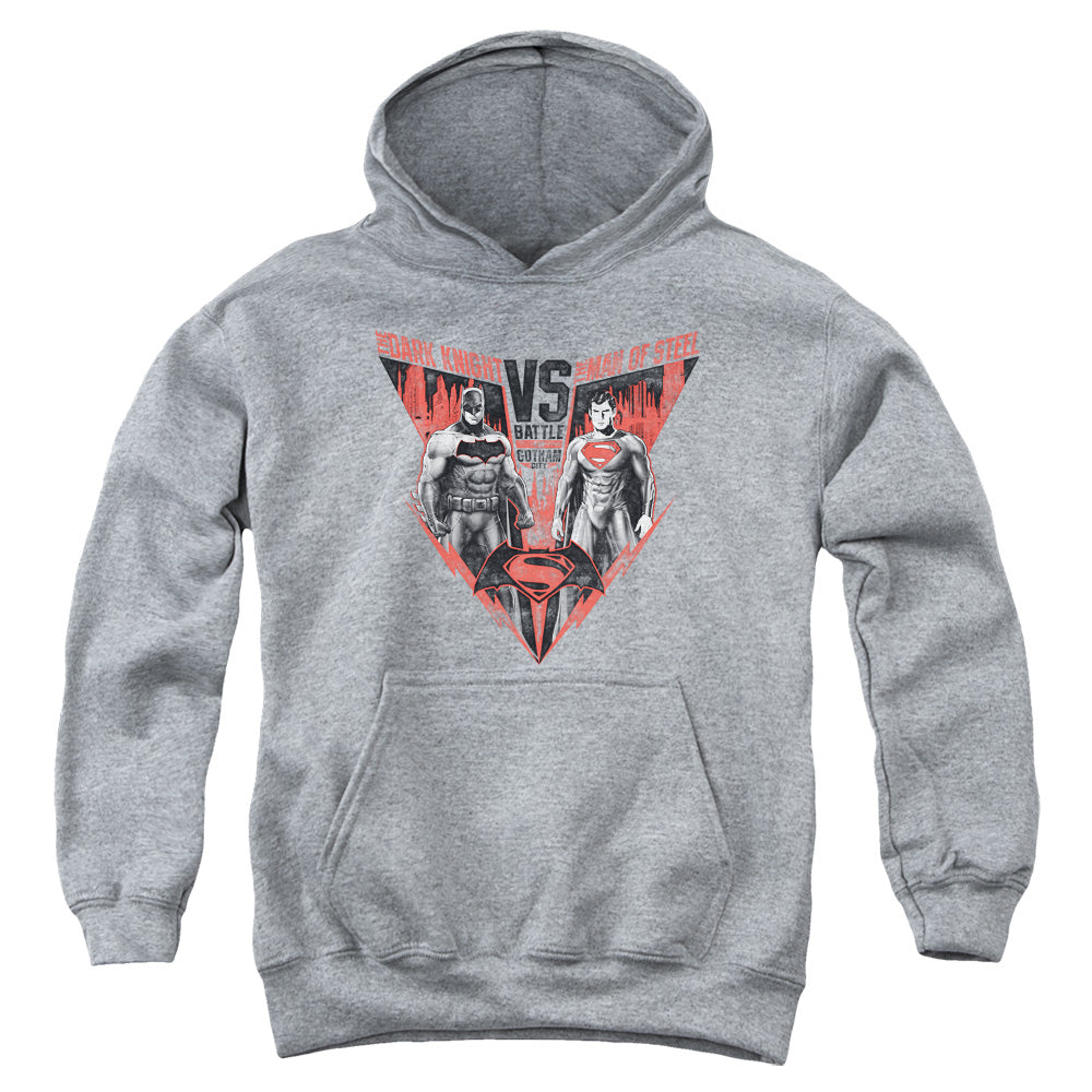 Batman v Superman Batlle For Gotham Youth Cotton Poly Pull-Over Hoodie
