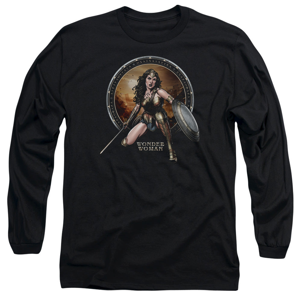 Batman v Superman Batlle Zone Men's 18/1 Cotton Long-Sleeve T-Shirt