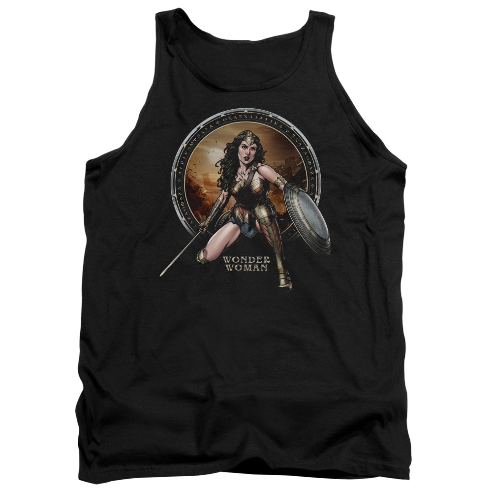Batman v Superman Batlle Zone Men's 18/1 Cotton Tank Top