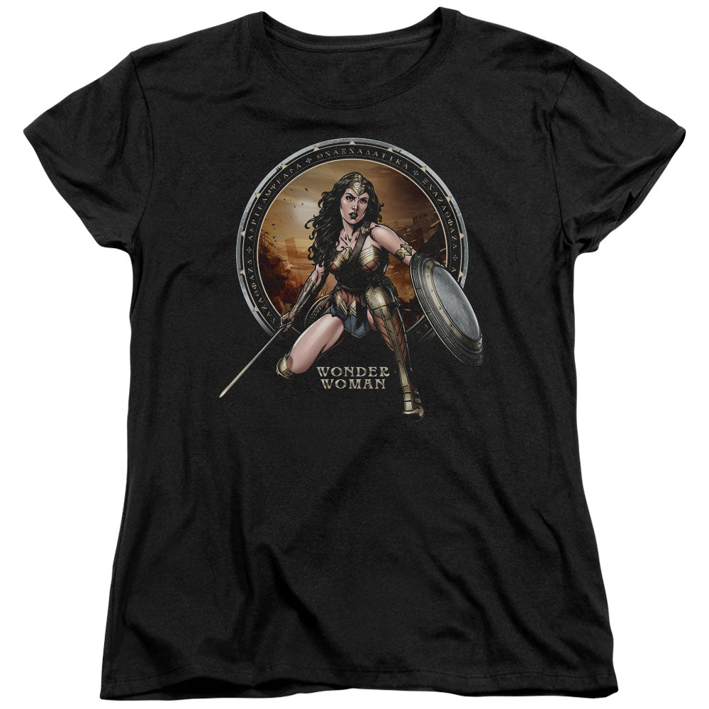 Batman v Superman Batlle Zone Women's 18/1 Cotton Short-Sleeve T-Shirt
