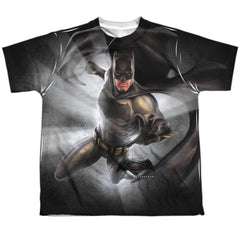 Batman v Superman Batman Light Youth Regular Fit Poly Short-Sleeve T-Shirt