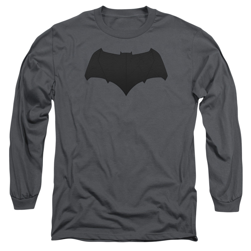 Batman v Superman Batman Logo Men's 18/1 Cotton Long-Sleeve T-Shirt