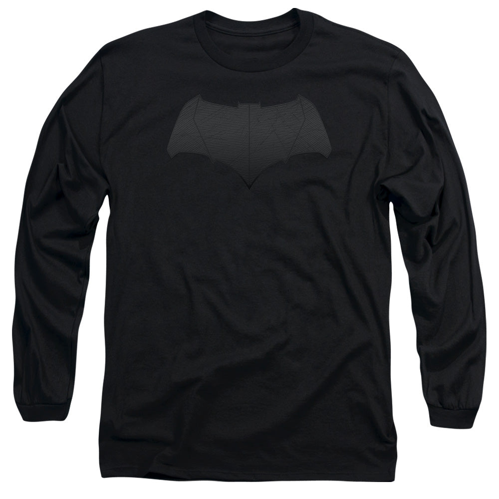 Batman v Superman Batman Logo Men's 18/1 Cotton Long-Sleeve T-Shirt