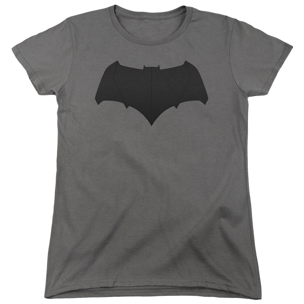 Batman v Superman Batman Logo Women's 18/1 Cotton Short-Sleeve T-Shirt