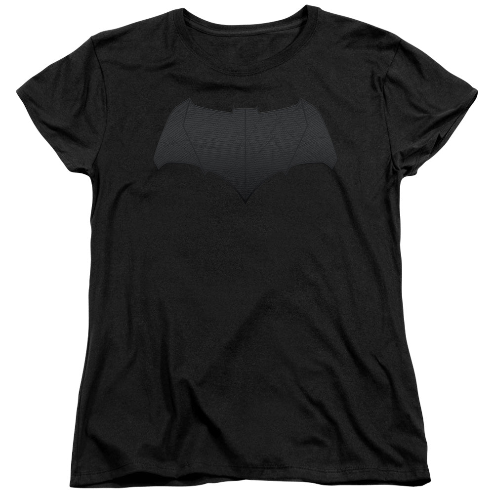 Batman v Superman Batman Logo Women's 18/1 Cotton Short-Sleeve T-Shirt