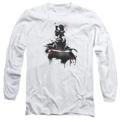 Batman v Superman Batman Spray Men's 18/1 Cotton Long-Sleeve T-Shirt