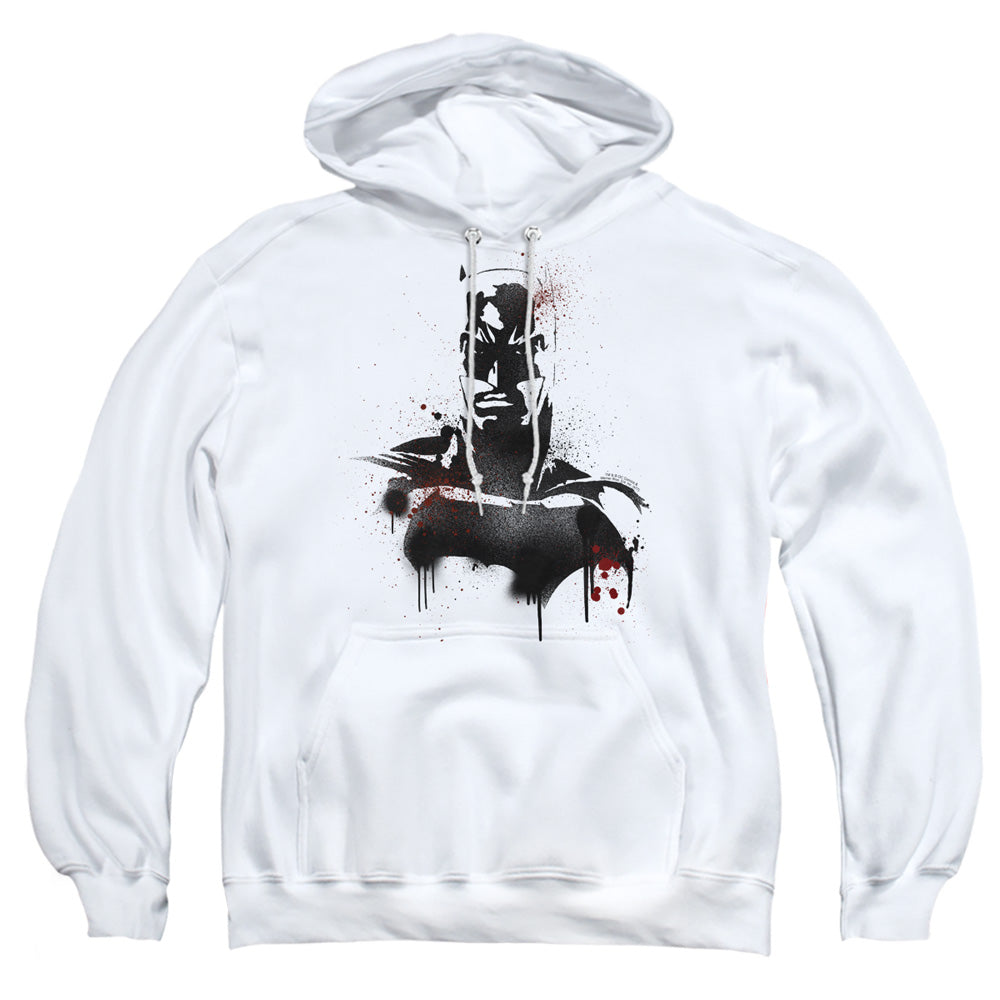 Batman v Superman Batman Spray Men's Pull-Over 75 25 Poly Hoodie