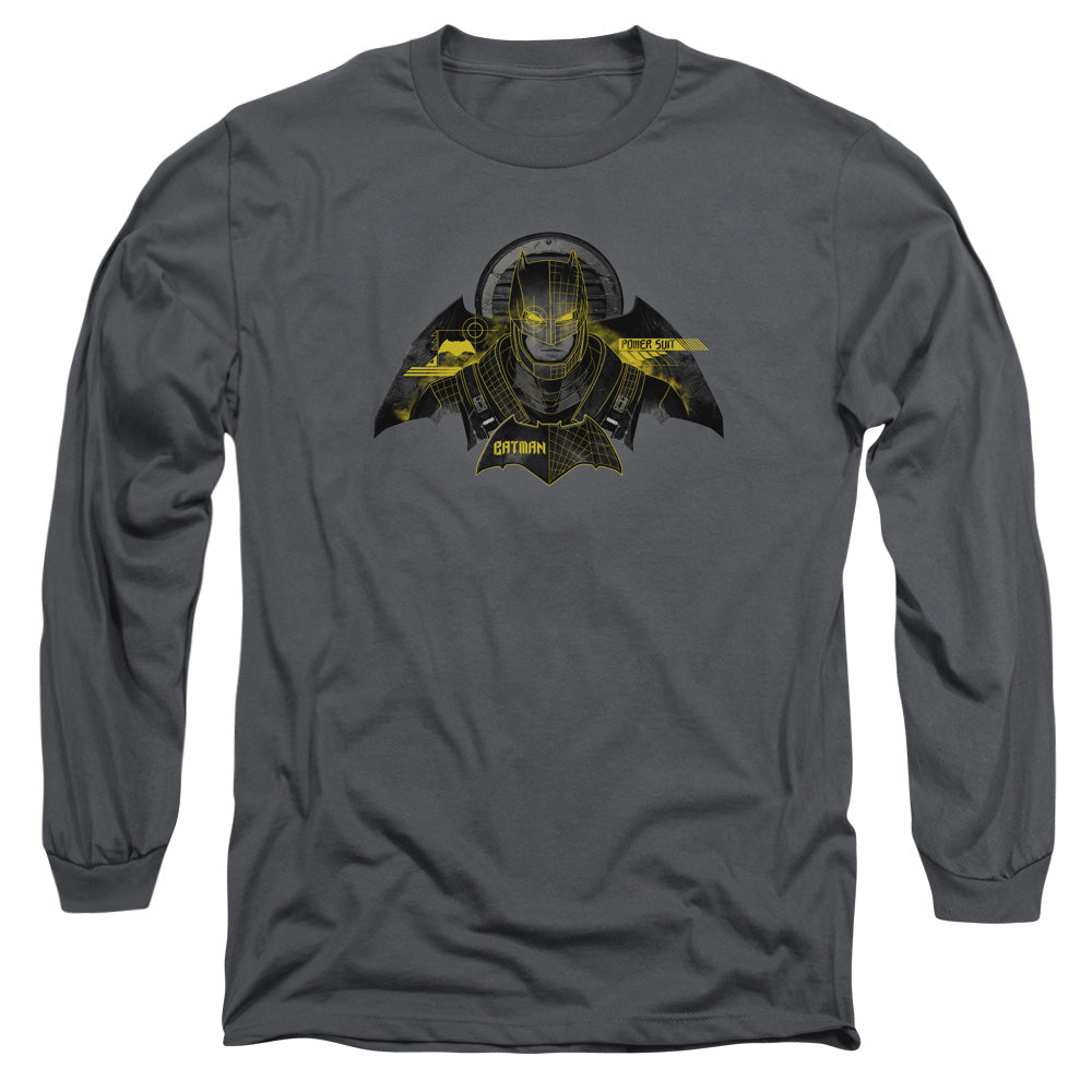 Batman v Superman Batman Tech Men's 18/1 Cotton Long-Sleeve T-Shirt