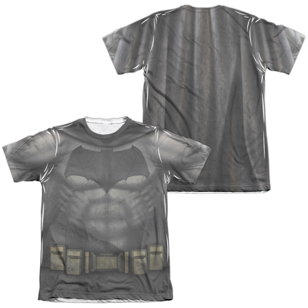 Batman v Superman Batman Uniform (Front/Back Print) Men's Regular Fit Poly Cotton Short-Sleeve T-Shirt