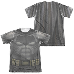 Batman v Superman Batman Uniform (Front/Back Print) Men's Regular Fit Poly Cotton Short-Sleeve T-Shirt