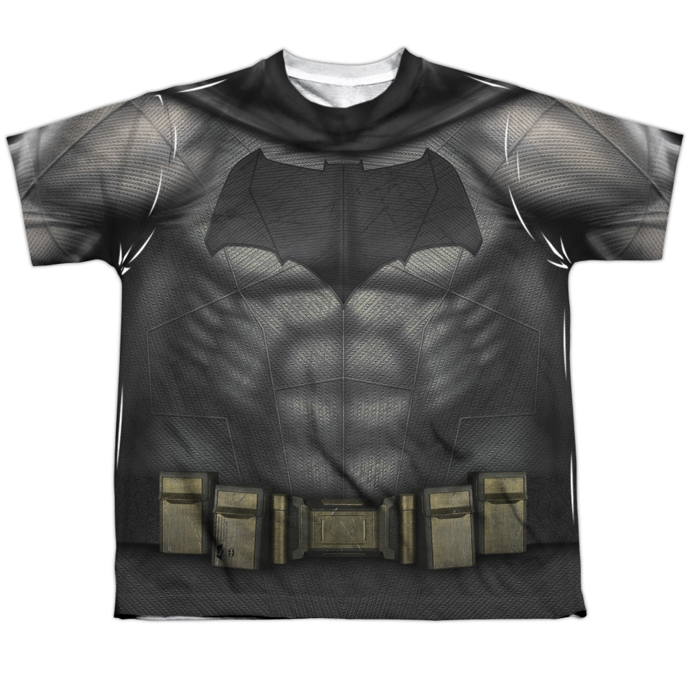 Batman v Superman Batman Uniform Youth Regular Fit Poly Short-Sleeve T-Shirt