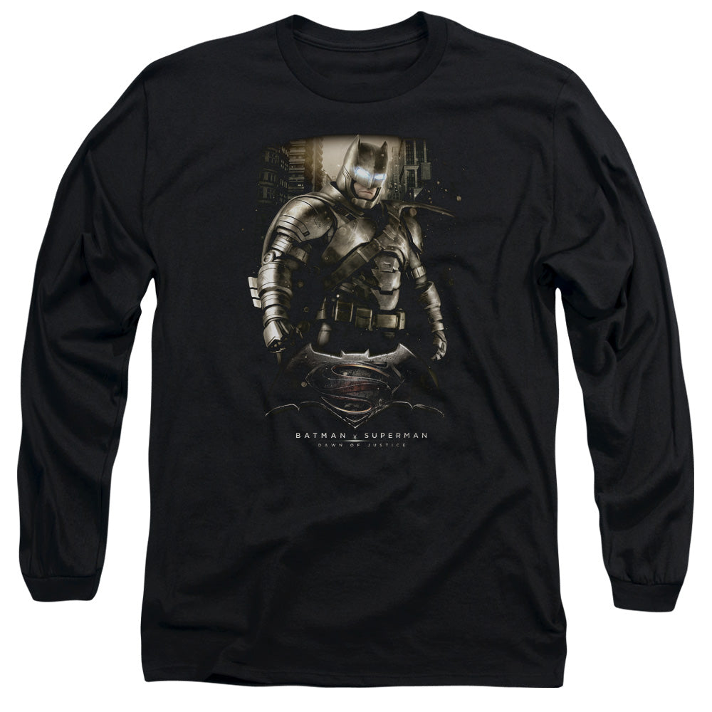 Batman v Superman Bats Ground Zero Men's 18/1 Cotton Long-Sleeve T-Shirt