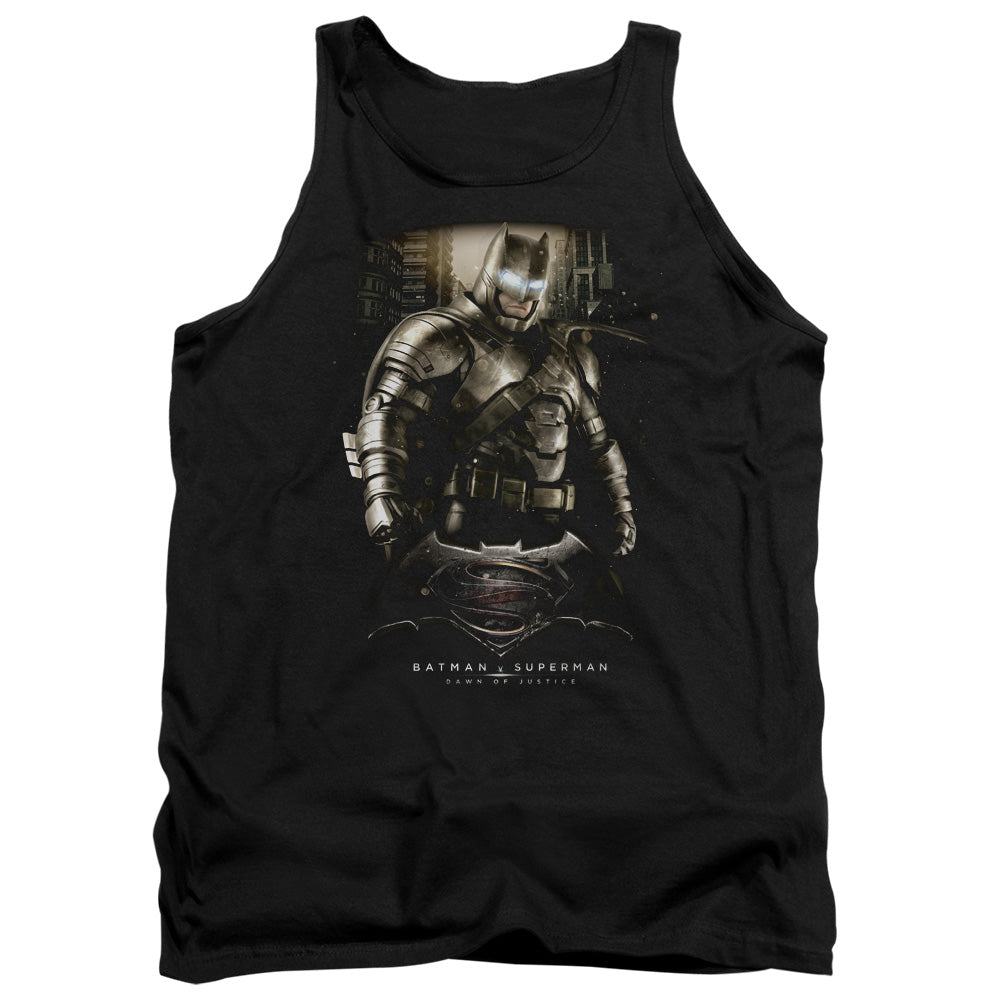 Batman v Superman Bats Ground Zero Men's 18/1 Cotton Tank Top