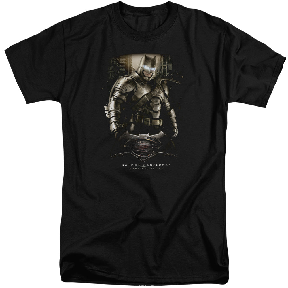 Batman v Superman Bats Ground Zero Men's 18/1 Tall Cotton Short-Sleeve T-Shirt