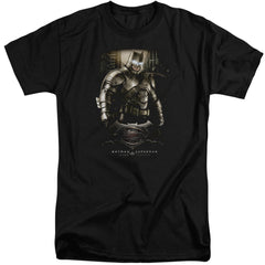 Batman v Superman Bats Ground Zero Men's 18/1 Tall Cotton Short-Sleeve T-Shirt