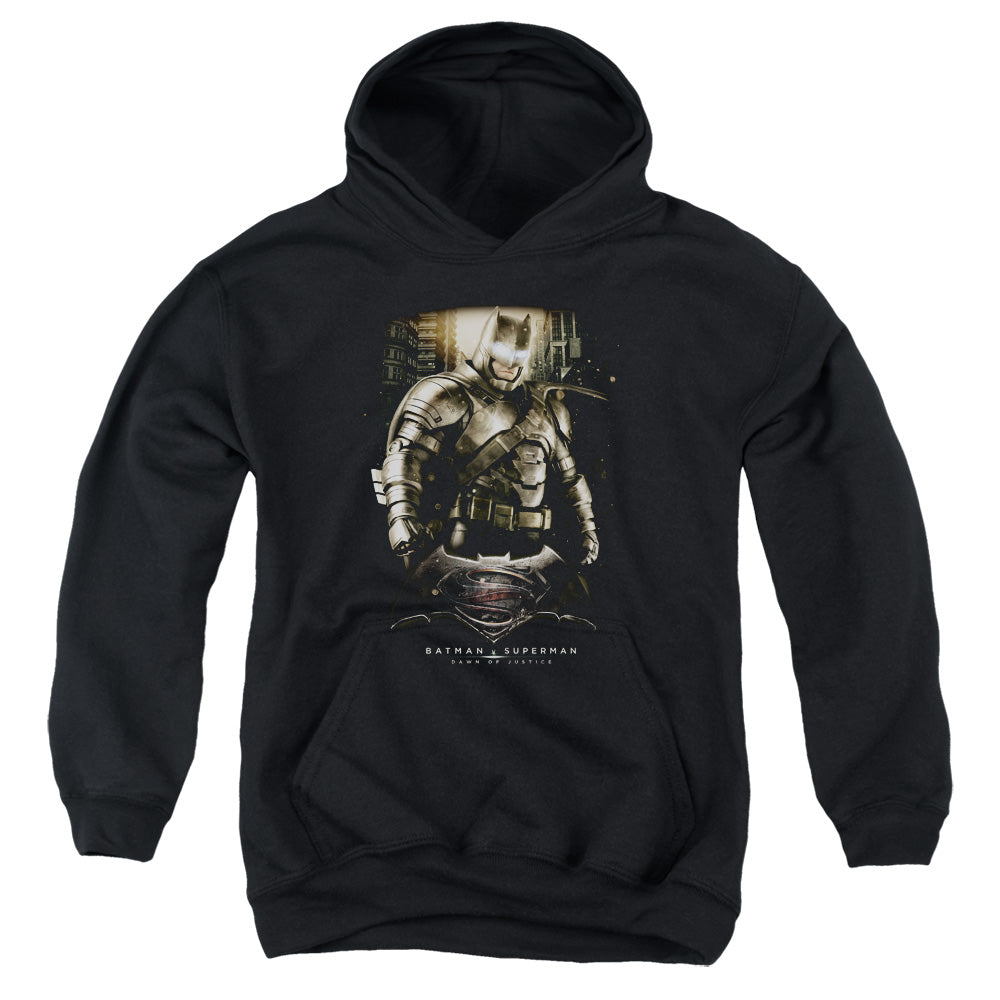 Batman v Superman Bats Ground Zero Youth Cotton Poly Pull-Over Hoodie
