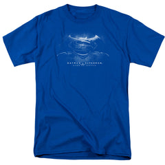 Batman v Superman Bw Logo Men's 18/1 Cotton Short-Sleeve T-Shirt