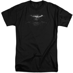Batman v Superman Bw Logo Men's 18/1 Tall Cotton Short-Sleeve T-Shirt