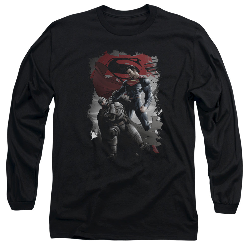 Batman v Superman Choke Men's 18/1 Cotton Long-Sleeve T-Shirt