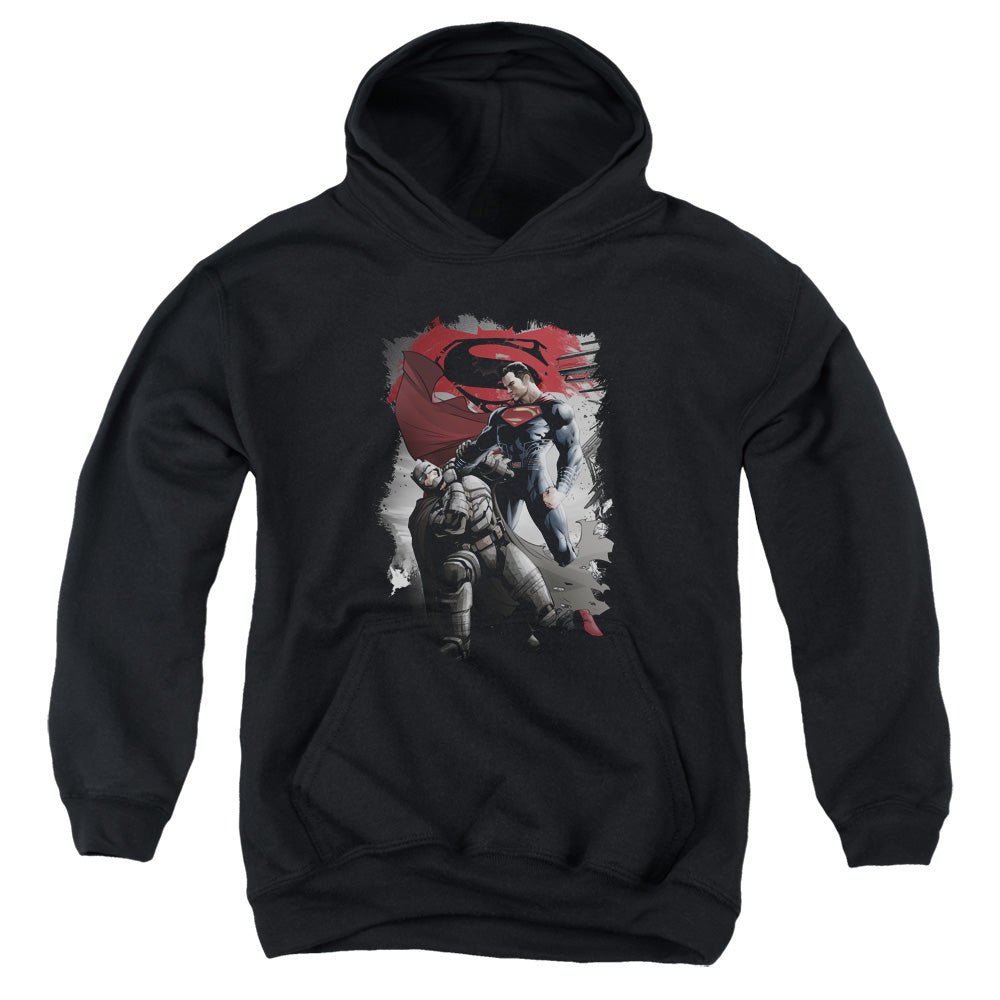 Batman v Superman Choke Youth Cotton Poly Pull-Over Hoodie