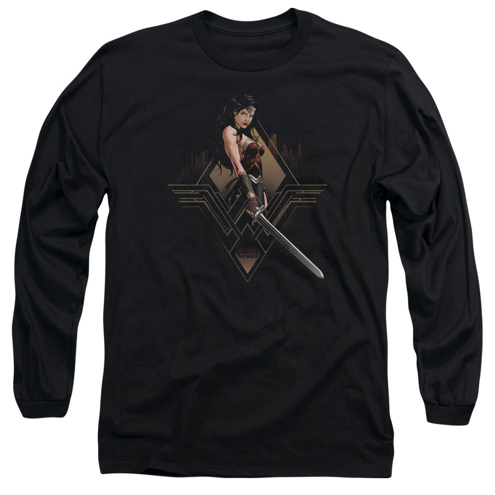 Batman v Superman City Girl Men's 18/1 Cotton Long-Sleeve T-Shirt