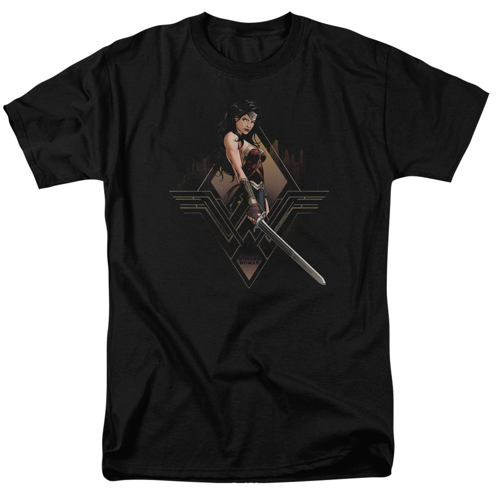 Batman v Superman City Girl Men's 18/1 Cotton Short-Sleeve T-Shirt