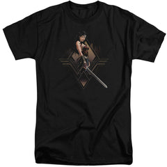 Batman v Superman City Girl Men's 18/1 Tall Cotton Short-Sleeve T-Shirt