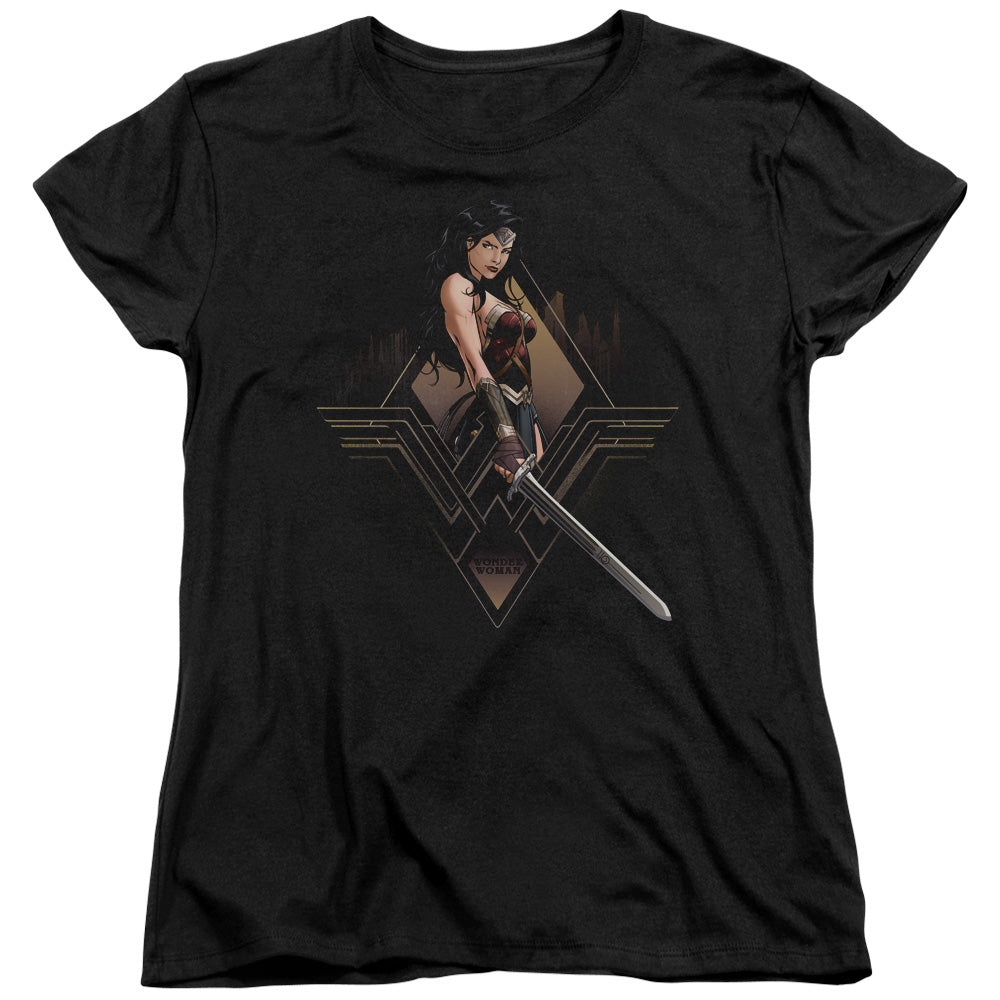 Batman v Superman City Girl Women's 18/1 Cotton Short-Sleeve T-Shirt