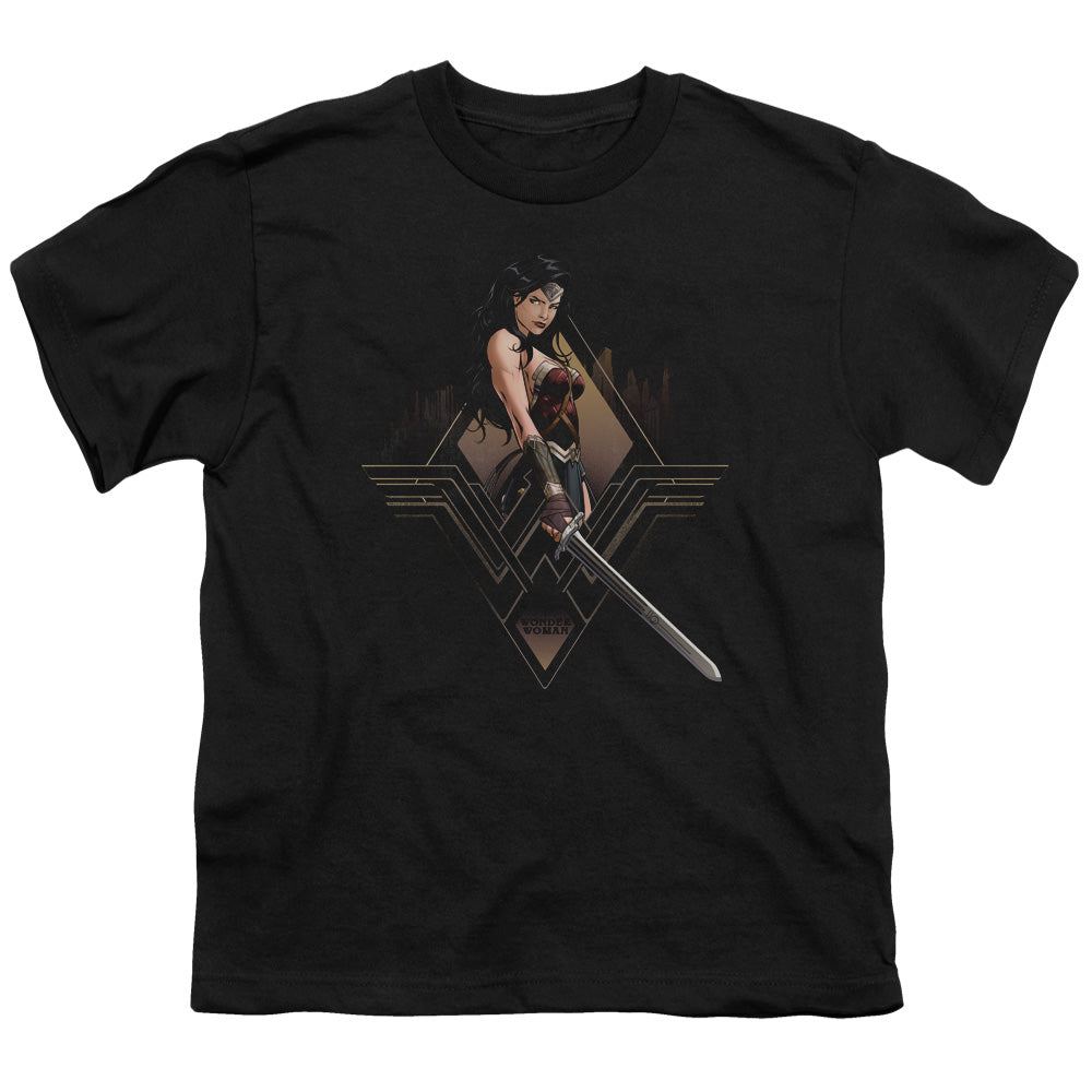 Batman v Superman City Girl Youth 18/1 100% Cotton Short-Sleeve T-Shirt