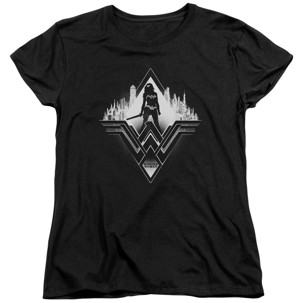 Batman v Superman City Warrior Women's 18/1 Cotton Short-Sleeve T-Shirt