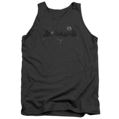 Batman v Superman Cityscape Logo Men's 18/1 Cotton Tank Top