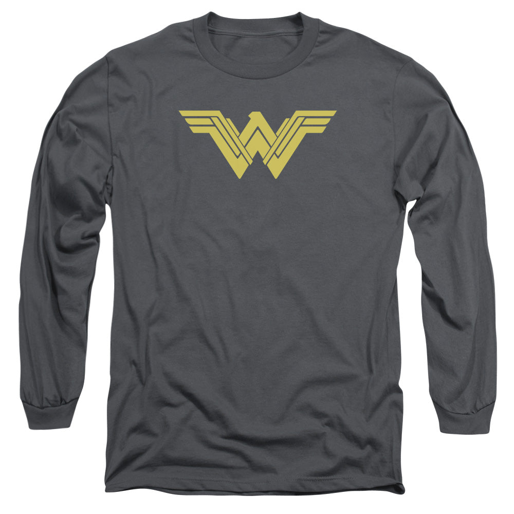 Batman v Superman Clean Line Logo Men's 18/1 Cotton Long-Sleeve T-Shirt