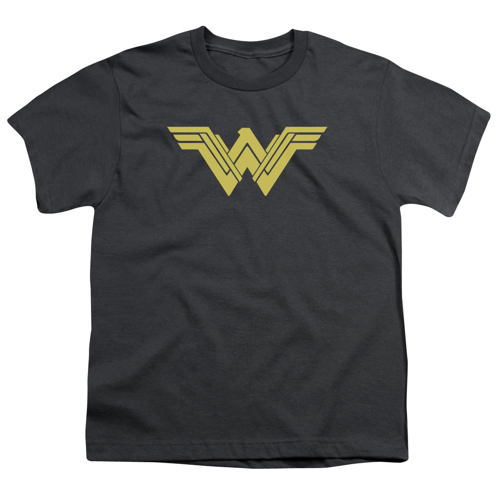 Batman v Superman Clean Line Logo Youth 18/1 100% Cotton Short-Sleeve T-Shirt