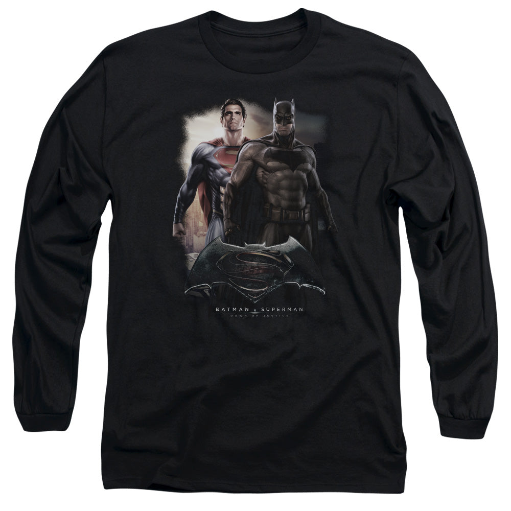 Batman v Superman Dawn Men's 18/1 Cotton Long-Sleeve T-Shirt