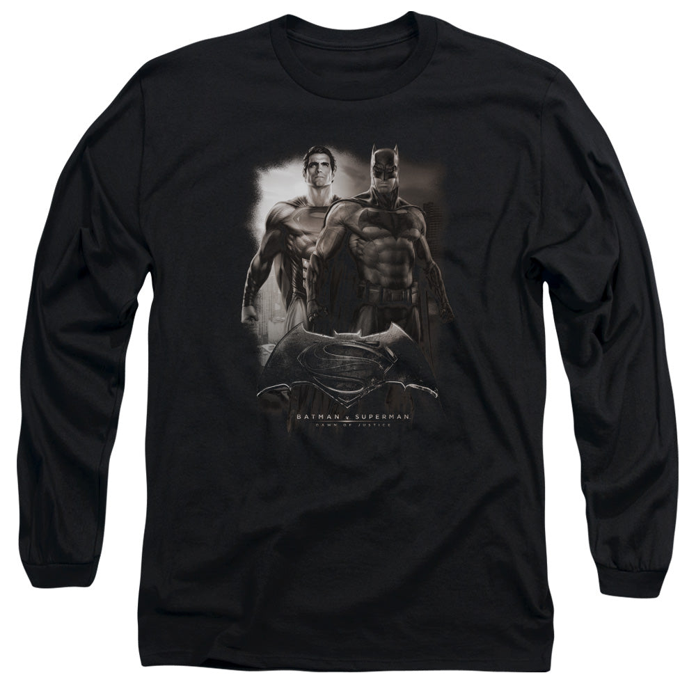 Batman v Superman Dawn Men's 18/1 Cotton Long-Sleeve T-Shirt