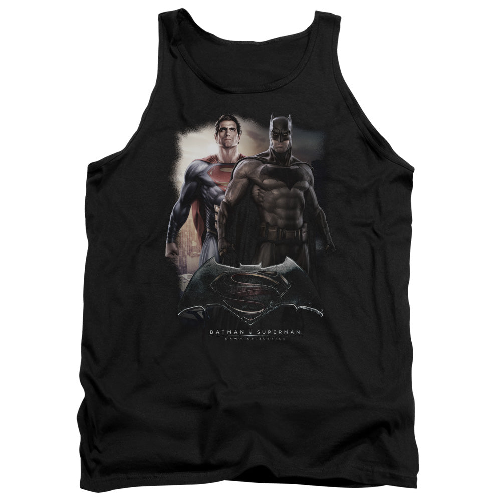 Batman v Superman Dawn Men's 18/1 Cotton Tank Top