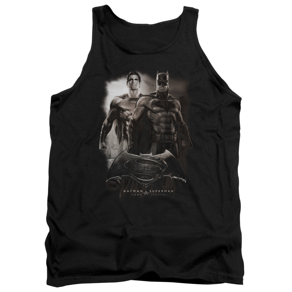 Batman v Superman Dawn Men's 18/1 Cotton Tank Top