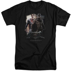 Batman v Superman Dawn Men's 18/1 Tall Cotton Short-Sleeve T-Shirt