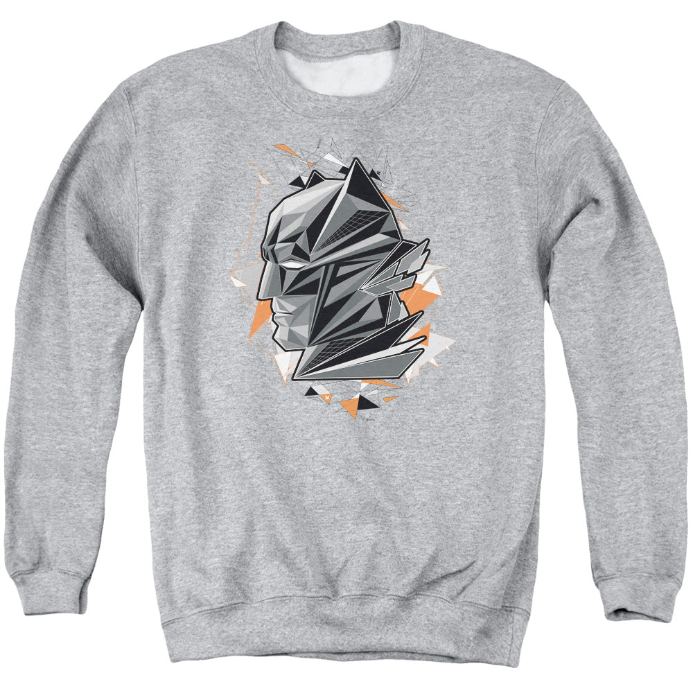 Batman v Superman Dawn Men's Crewneck 50 50 Poly Long-Sleeve T-Shirt
