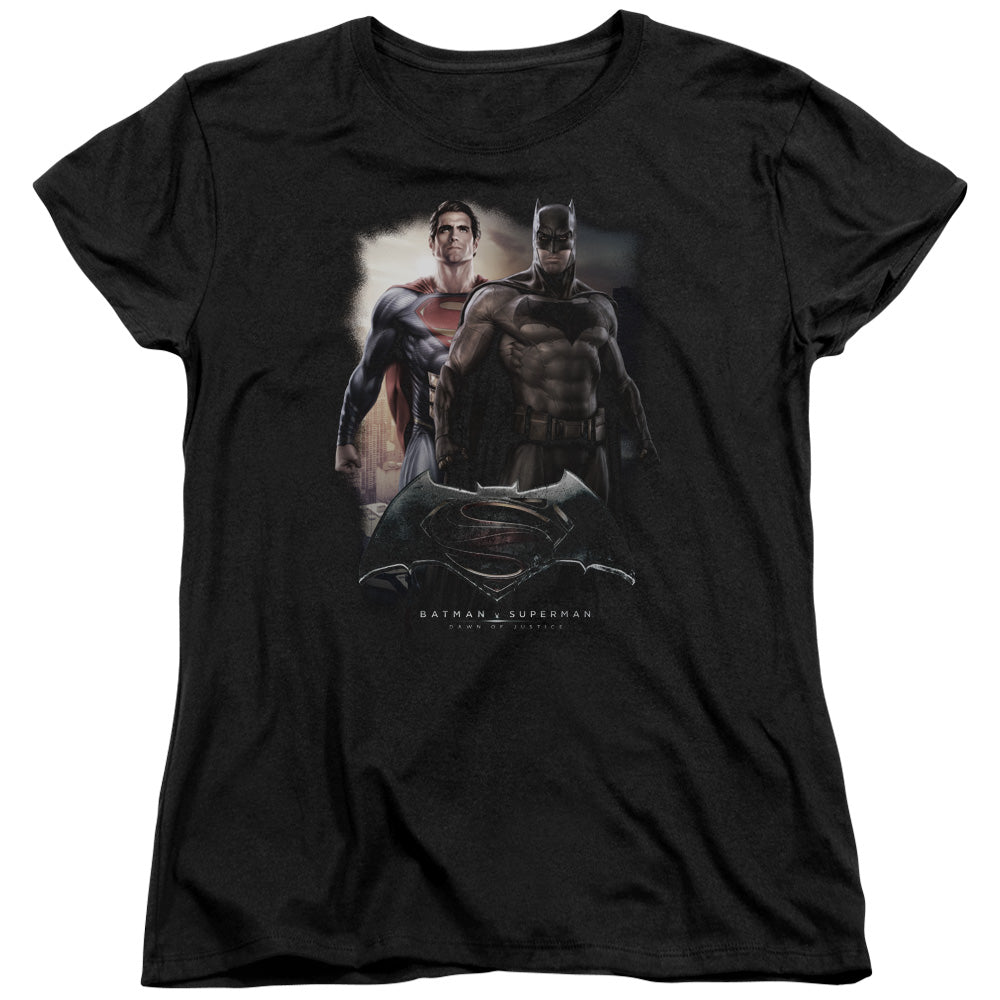 Batman v Superman Dawn Women's 18/1 Cotton Short-Sleeve T-Shirt