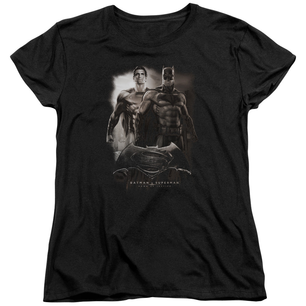 Batman v Superman Dawn Women's 18/1 Cotton Short-Sleeve T-Shirt