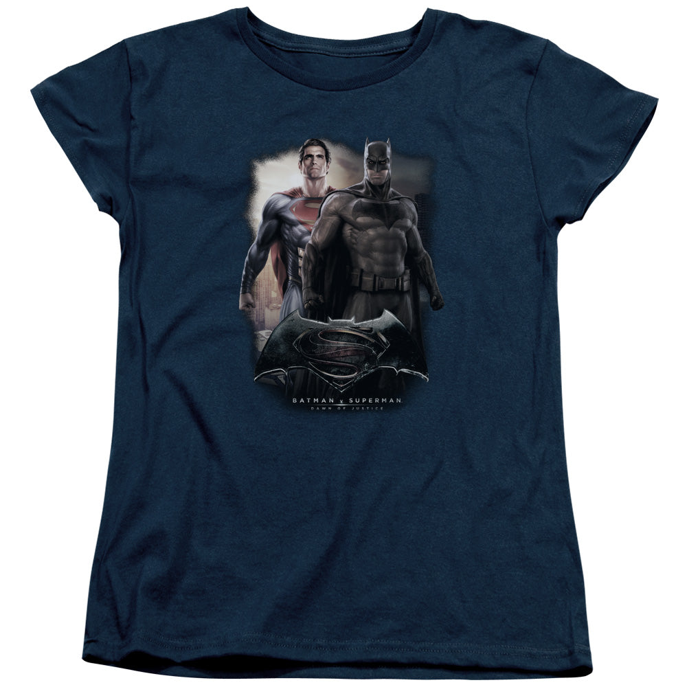Batman v Superman Dawn Women's 18/1 Cotton Short-Sleeve T-Shirt