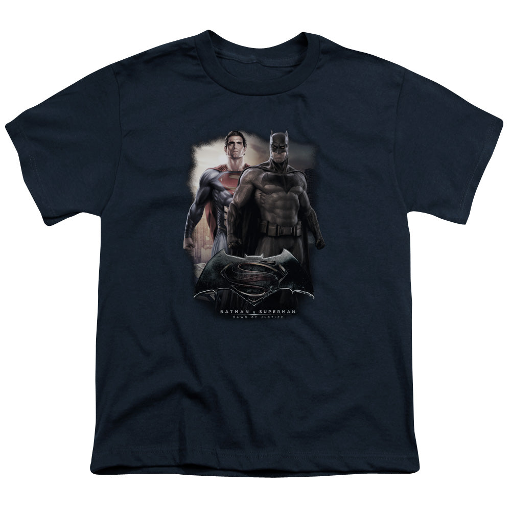 Batman v Superman Dawn Youth 18/1 100% Cotton Short-Sleeve T-Shirt