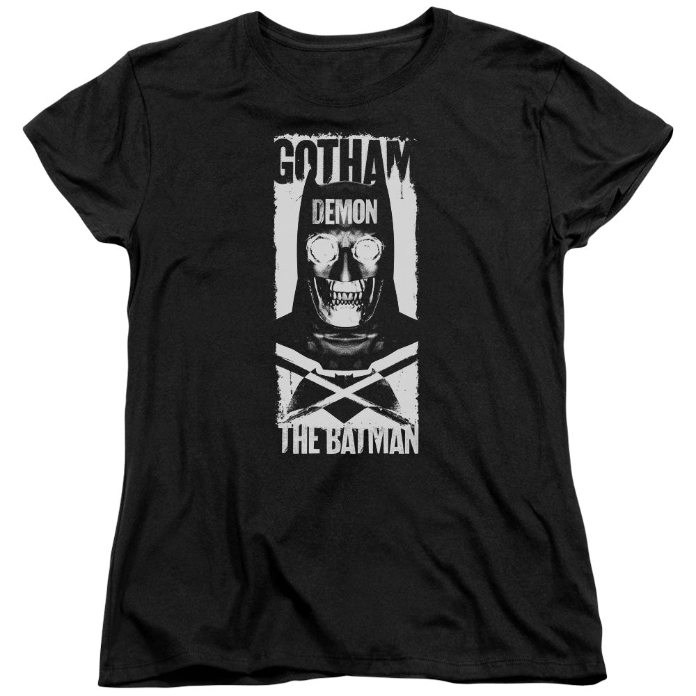 Batman v Superman Demon Bat Women's 18/1 Cotton Short-Sleeve T-Shirt