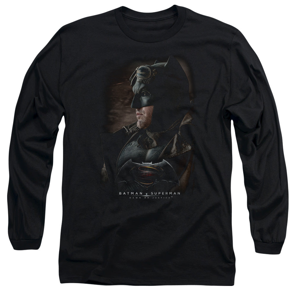 Batman v Superman Desert Gear Men's 18/1 Cotton Long-Sleeve T-Shirt