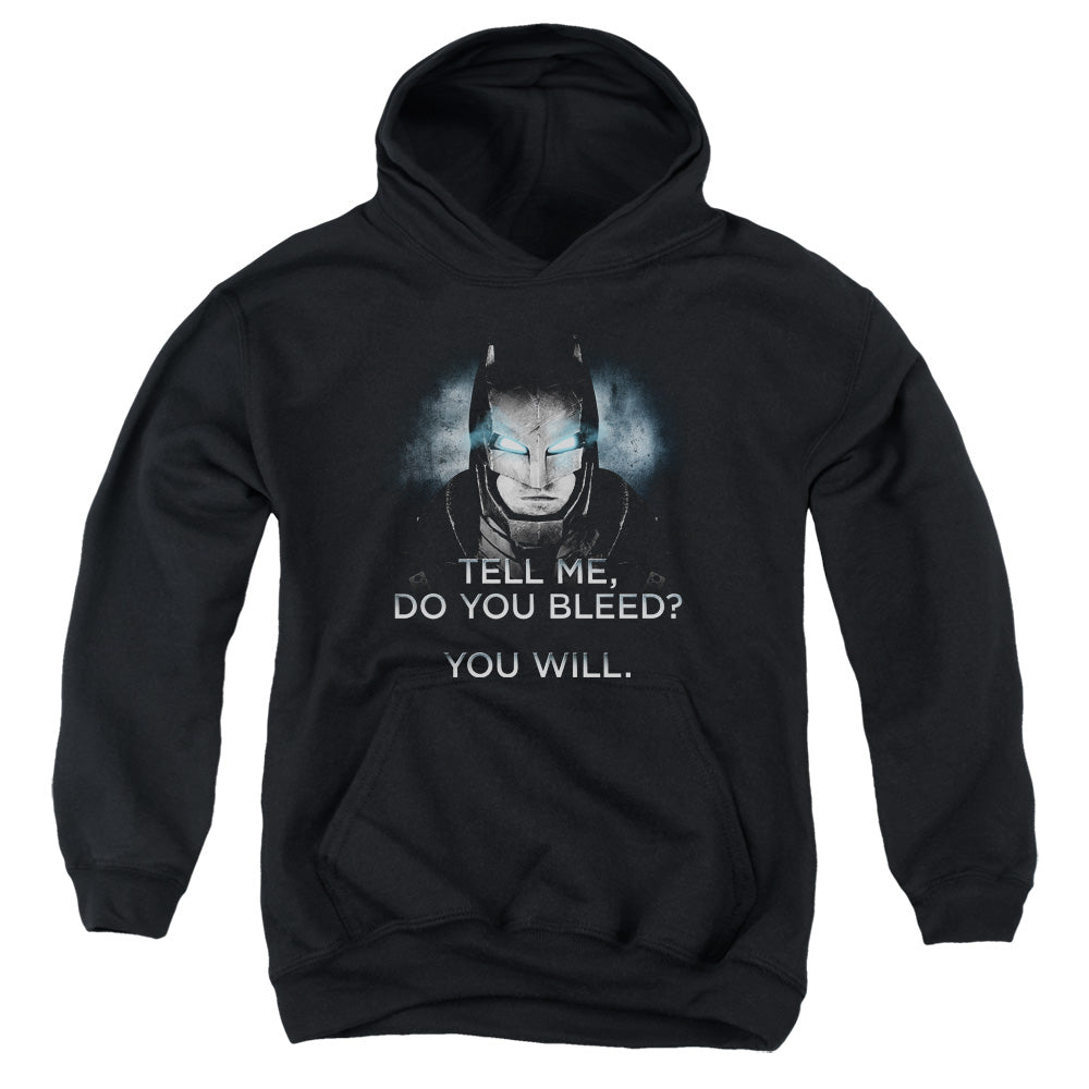 Batman v Superman Do You Bleed Youth Cotton Poly Pull-Over Hoodie