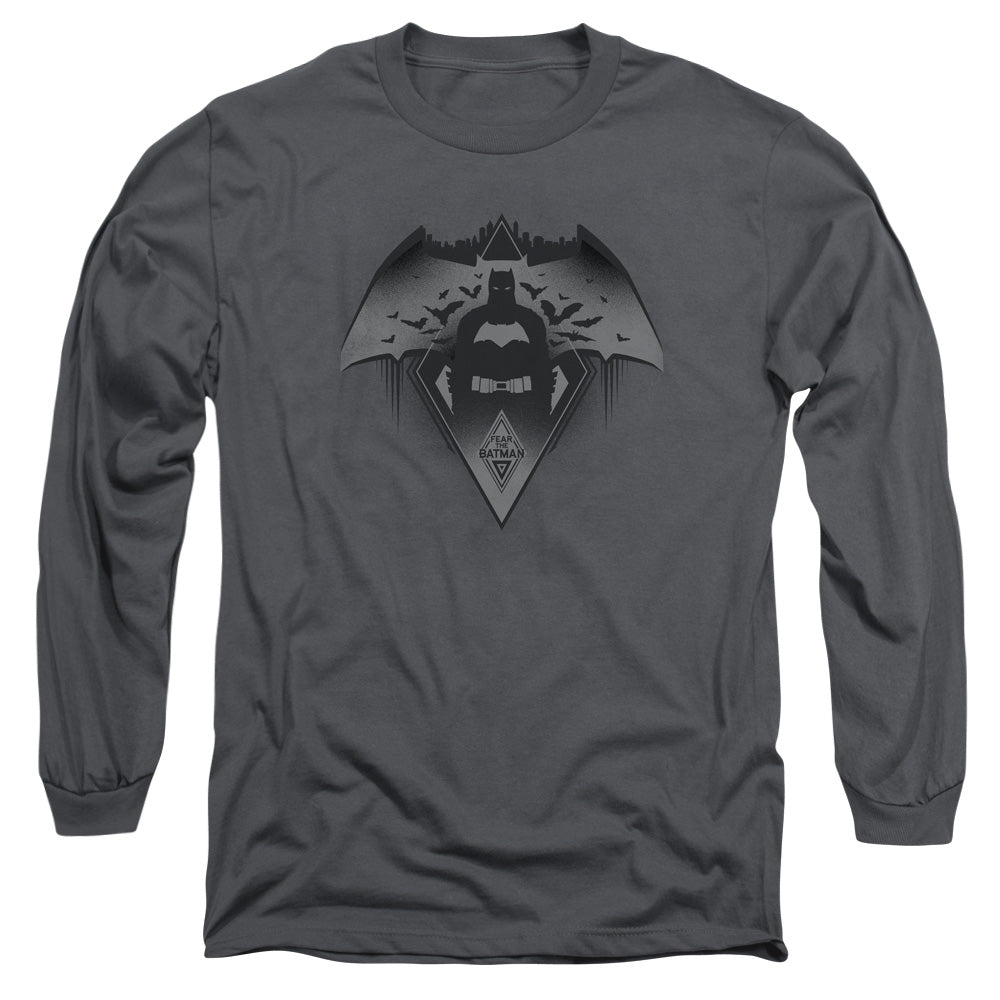 Batman v Superman Fear Men's 18/1 Cotton Long-Sleeve T-Shirt
