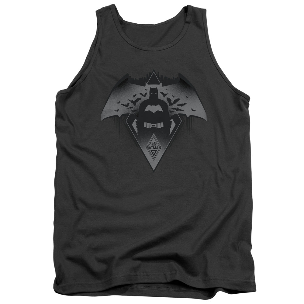 Batman v Superman Fear Men's 18/1 Cotton Tank Top