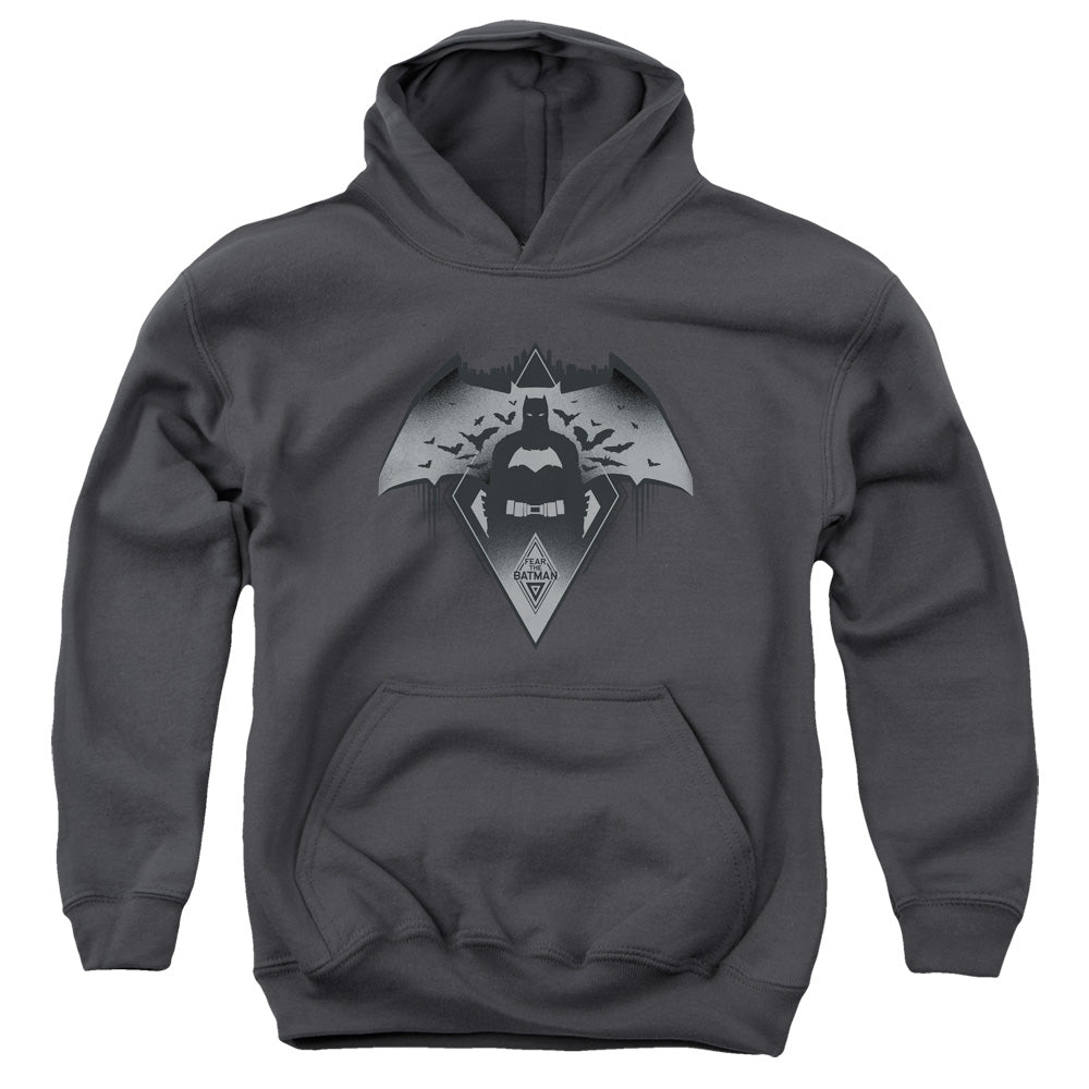 Batman v Superman Fear Youth Cotton Poly Pull-Over Hoodie